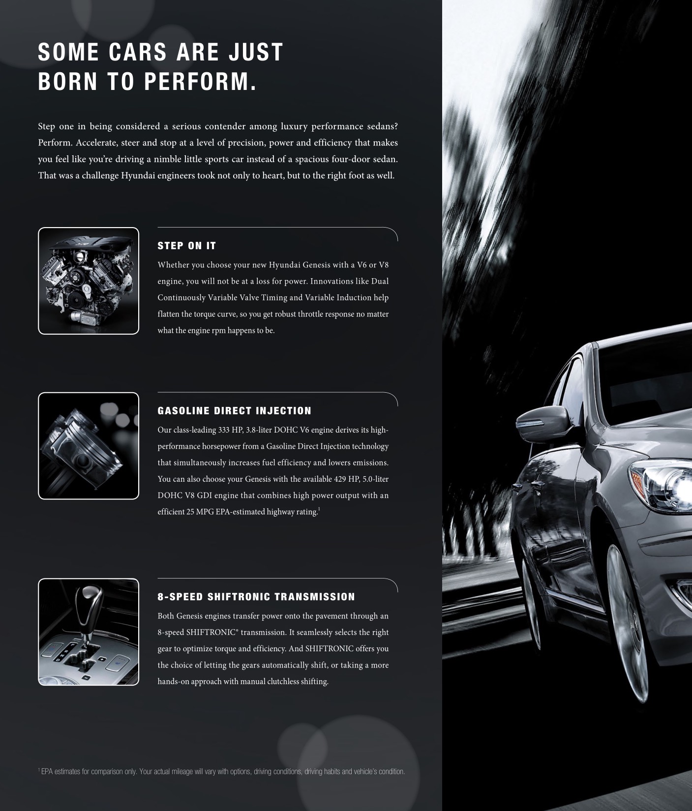 2013 Hyundai Genesis Brochure Page 5